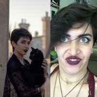 Капец, что она с кошкой сделала?