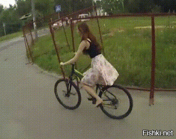 Девушки на велосипедах