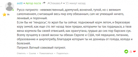 Автор, полуптица, твое пля какое дело состояние оборонки или вообще чего либо в России ?
Не твои ли комменты сука ты, шелудивая ?