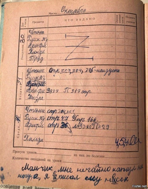 "Мальчик мне нечаянно капнул на ногу, а я описал ему носок".
__________________
Какая интересная школа. Что там у них вообще происходит?