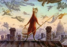 Умер художник Румянцев, автор серии "Петербургские коты"