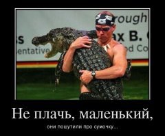 Феноменально. Интересно что там в мозгах у рептилии? Считал ли он человека другом, или своим богом,  или сородичем, или питомцем, или кормильцем, или это просто был крокодил который смог привязаться к человеку как к неотъемлемой части своей жизни?