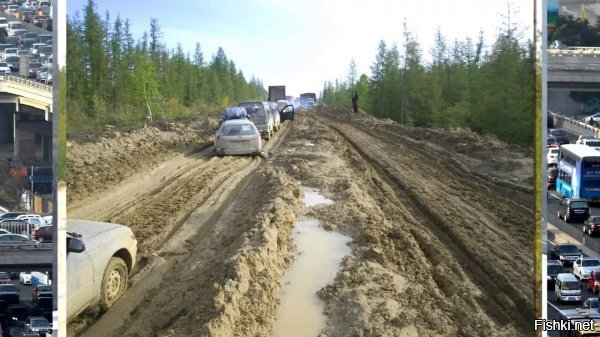В России дороги уже давно спец.покрытием покрывают!



Там, под го*в*нищем, АСФАЛЬТ! Чтоб враг не догадался.