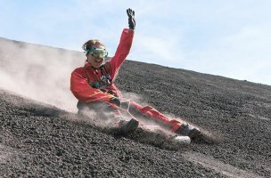 А сколько потом в легких вулканической пыли - мммм !