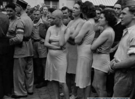 у французов всегда комплекс есть.. если мужики не смогли победить,то бабы виноваты.ну не шмогли немца победить ,ибо всякие шалавы мешали героически фигу немцу в кармане показать.