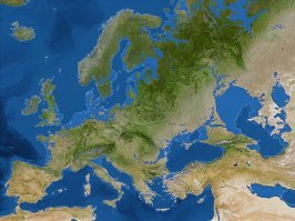 Тут наглядно, что и где затопит в Европе.
