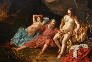 А "праведник " Лот спасенный из Содома, со своими дочерьми, потом наяривал обеих по очереди в пьяном угаре, пока те не понесли.
  Короче народец знает толк в извращениях.