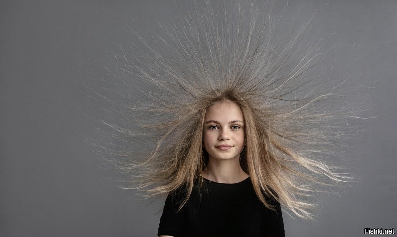 Внимание, электрозаряд: почему волосы на голове электризуются и встают дыбом?