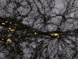 Войды обусловлены расположением тёмной материи во Вселенной, и гравитацией своей она стягивает к себе скопления галактик. Как Великий Аттрактор.