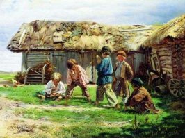 Что значит неизвестная?
Поэт: Пушкин Александр
Юноша трижды шагнул, наклонился, рукой о колено
Бодро оперся, другой поднял меткую кость.
Вот уж прицелился... прочь! раздайся, народ любопытный,
Врозь расступись; не мешай русской удалой игре.
1836
Просто кости КРС использовали и всё.
