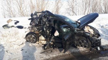 Авария дня. В Коми в столкновении с ПАЗом погиб пассажир легковушки