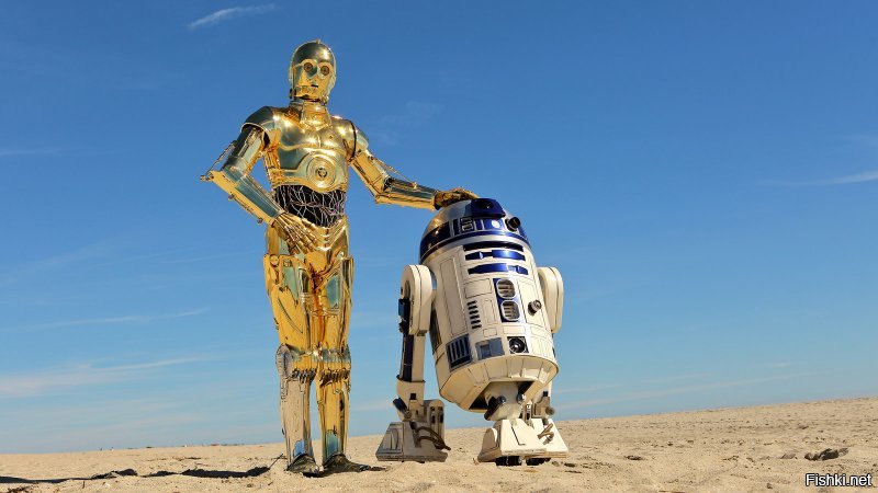 Не узнать C-3PO, настоящим воином стал...