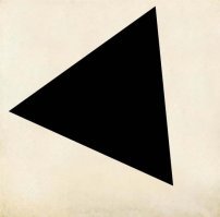 Как ты объяснишь менее известные "шедевры" Малевича: "Чёрный круг" и "Чёрный треугольник"? А также другой его бред!