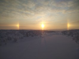 Это гало. 12.11.2019. Район Териберки. Не фотошоп