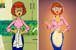 Новых персонажей создавать - фантазии видимо не хватает. Советских перерисовывать гораздо проще...