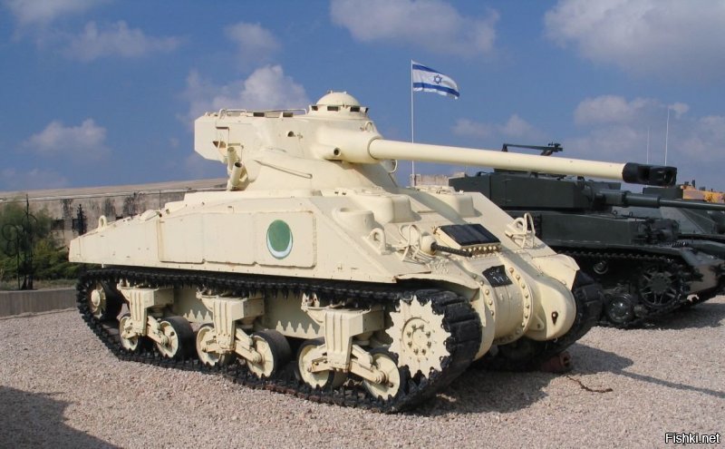 Египетский M4A4 "Шерман" с башней AMX13