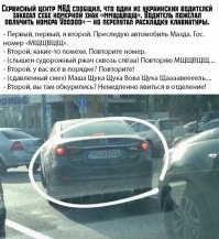 Это бред. в украинских номерах нет кириллических символов. так же как и в российских