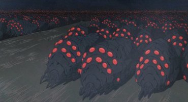 Да на любой похоже:
Навсикая, да и Замок Лапута: