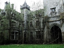 Таких мест очень , особенно в Бельгийской Валлонии  Я вот успел застать замок Миранды , 100 лет не кому не был нужен и все таки кто то нашелся и снес его .  Красивое место можно было фильмы ужасов снимать  . Я просто в новостях узнал что его купил кто и могут снести на следующий день поехал с друзьями под шумок прочесать территорию .