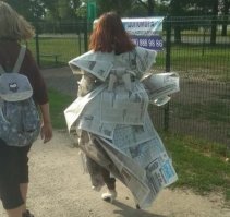 девочки идут куда надо! на фото ясно написано по украински - " помощь наркозависимым"