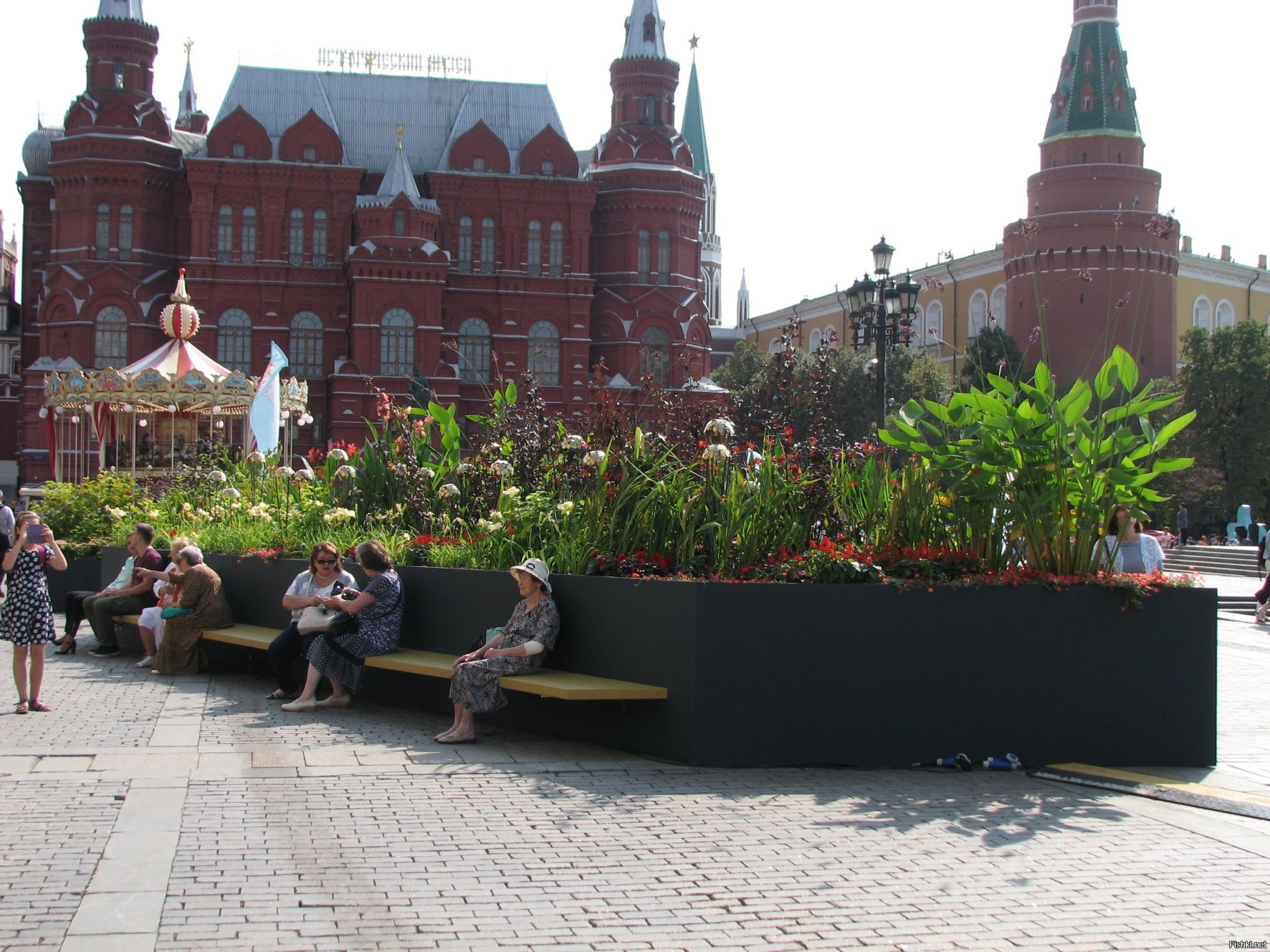 Цветочный фестиваль в Москве на Манежной площади