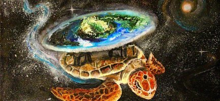 Шах и мат последователи шарообразной земли, ракурс не удачный - слонов не видно.