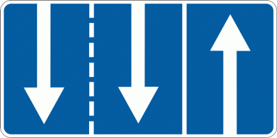 Всё правильно, как ты описал чуть ниже в комментарии, про мента, который хотел денег. Если занесено снегом, то сам определяй сколько полос. Сотрудник потому и отпустил, что знал, что суд он тут проиграет. А если по этой карте, откатится немного назад, не будет такого знака?