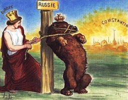 Тут особенно видно, что дело не так в общественном строе, как в многовековой борьбе наций за выживание. Такие плакаты были и во времена Российской Империи и, естественно СССР, ну и теперь видим различия, кроме того что сейчас в эфире, на картинки давно никто не ведется.
Англосаксонская, германская, славянская, теперь добавилась ещё китайская(азиатская) Цивилизации которые ведут борьбу не один век за влияние и собственное выживание. Ничего не изменилось почти, за последние 2 века, англов так и не скинули с Мирового Господства, только поменяли Великобританскую Империю, на Империю Великодоллоровую Заокеанскую. Есть кто возразит аргументированно?