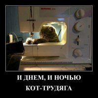 Подозреваю, что он ещё и крестиком вышивать умеет