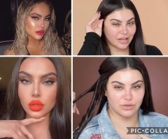 Тут похоже просто удачный макияж