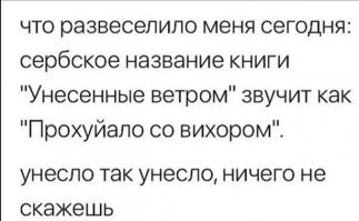 Гугл переводчик говорит,что так-"Отишао са ветром".