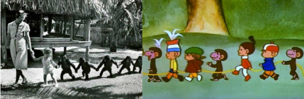 Где это режиссёр столько детишек-хачей набрал? В те времена вроде любители овечек сидели по аулам и отравляли воздух своим присутствием в белом обществе.