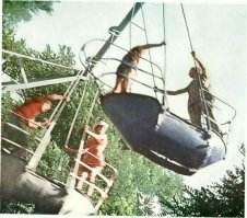 Однажды помню,приехали к нам родственники,из другого города,и родители отправили меня с двоюродной сестрой погулять в парк(он не далеко был),дали рубль или три,-не помню,так вот половина аттракционов была закрыта,а вторая занята,но нам сказали чтобы через два часа домой,и мы решили пойти на этот(к нему не было очереди),оплатили,покатались,- а потом нам на мороженное не хватило,до сих пор помню.