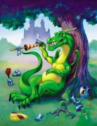 Ага, собственно вот закономерный итог противостояния рыцаря и дракона