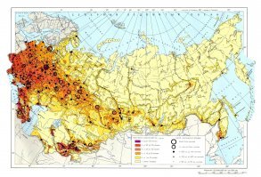 Вот тебе карта СССР.

Найди, как говорится, 10 различий.  и не позорься