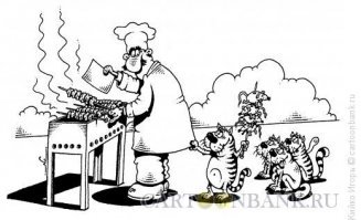 С такой кошкой в голодный год не пропадёшь!