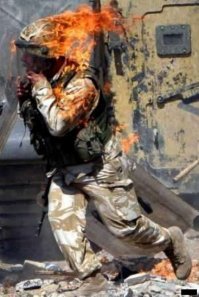 Твоё лицо, когда вспомнил, что в ютубе где то показывали ролик, как быстро потушить одежду.