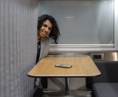 Во-первых, этот проект представлен не сейчас, а уже почти год назад. Во-вторых, этот проект - поделка индусских "дизайнеров" (своих же у нас мало, ага), которые, с их же слов, никогда в поездах не ездили. Поэтому это может выглядеть красиво, но абсолютно не подходит для эксплуатации в наших условиях. Конкретно в этом вагоне: полки длиной 165 см, отсутствие титана для воды (заменили кулером), практически нет места для вещей, вандало-НЕзащищённый туалет, совмещённый с душем и много других мелочей. Всё это требует переделок и доработки. И в-третьих, это не новый плацкартный вагон. Это проект модернизации старых плацкартных вагонов, т.е. начинку старого вагона просто заменят новой. 
P.S. на фото одна из дизайнерш этого чуда, Рейхане Нури.