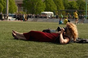 Человек с фотоаппаратом