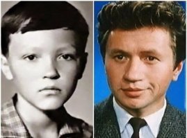 Здесь сын Леонида, а не он сам в детстве.