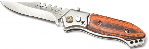 Зверь тесак. В "Магните" купил за 230 рублей, за два года не сломал ещё.