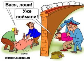 Воруют все . Смешные карикатуры