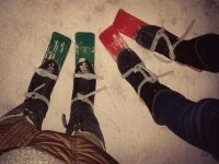 Знали бы вы сколько перил в домах пострадало пока появились такие лыжи...