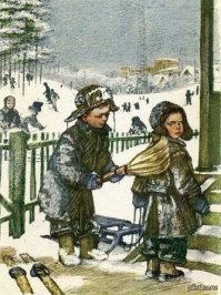 Валенки себе сами обметали. )))