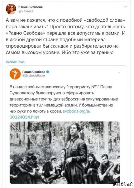Причём нет уточнения, на чьи именно оккупированные территории были заброшены работники НКВД.
Это клиника.