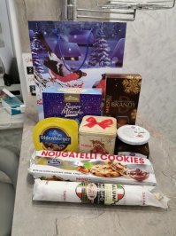 Новогодний подарок от профсоюза.  Шахтерам у нас на шахте подарили.