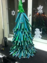 Ёлка из фотобарабанов