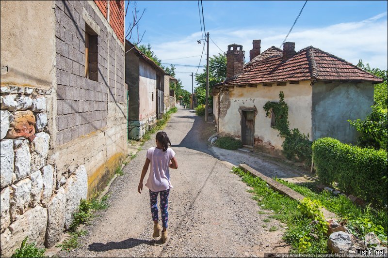 Про черепицу не соврал. А в остальном... Но в зелени всё красиво, не спорю. Можно и не заметить, что  деревня в Сербии - это олицетворение тлена, разрухи и полнейшей безнадеги.