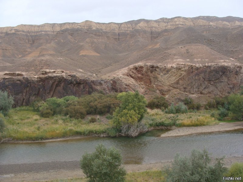 Начало Чарынского каньона в Алматинской области.