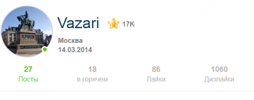 Глупый дед слился. Туда ему дорога)
А его говнизм понятен даже по соотношению лайков и дизов